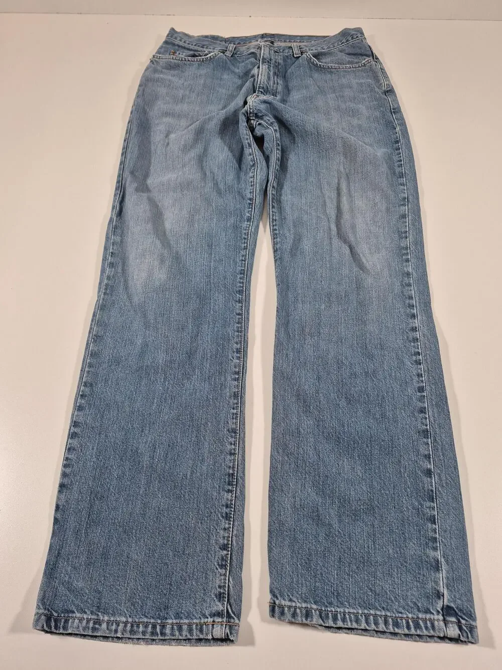 Polo Ralph Lauren Jeans Mens 33x32 Blue Relaxed Straight Authentic Dungarees